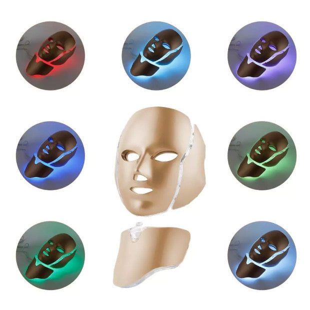 Máscara Facial LED com 7 cores - KOUMITWO