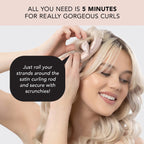 Kit (6 peças) Kitsch Satin Heatless Hair Curler - Modelador De Cabelo